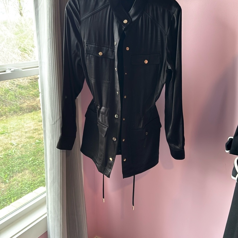Black Button-Up Jacket